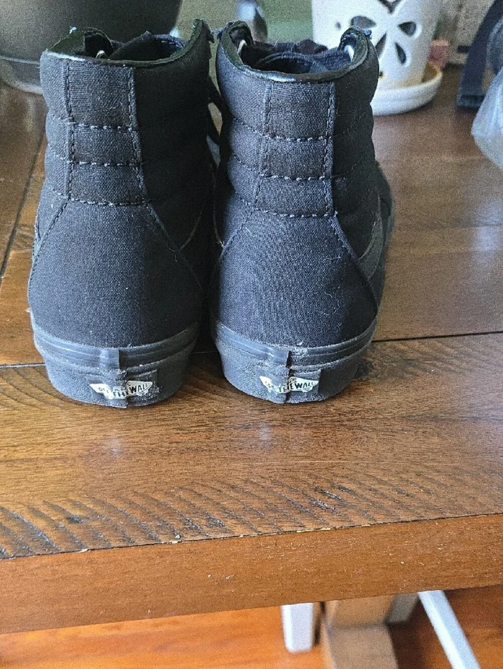 Vans Black High-Top Canvas Sneakers